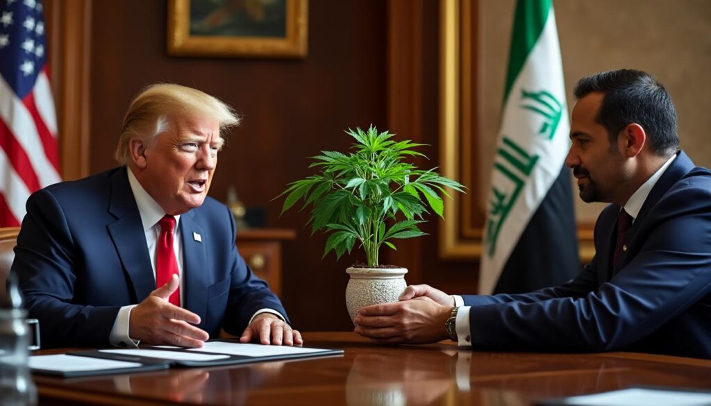 donald trump nomme un nouvel envoyé en irak : un entrepreneur reconnu dans le secteur du cannabis. découvrez les raisons de ce choix surprenant et son impact sur les relations internationales.