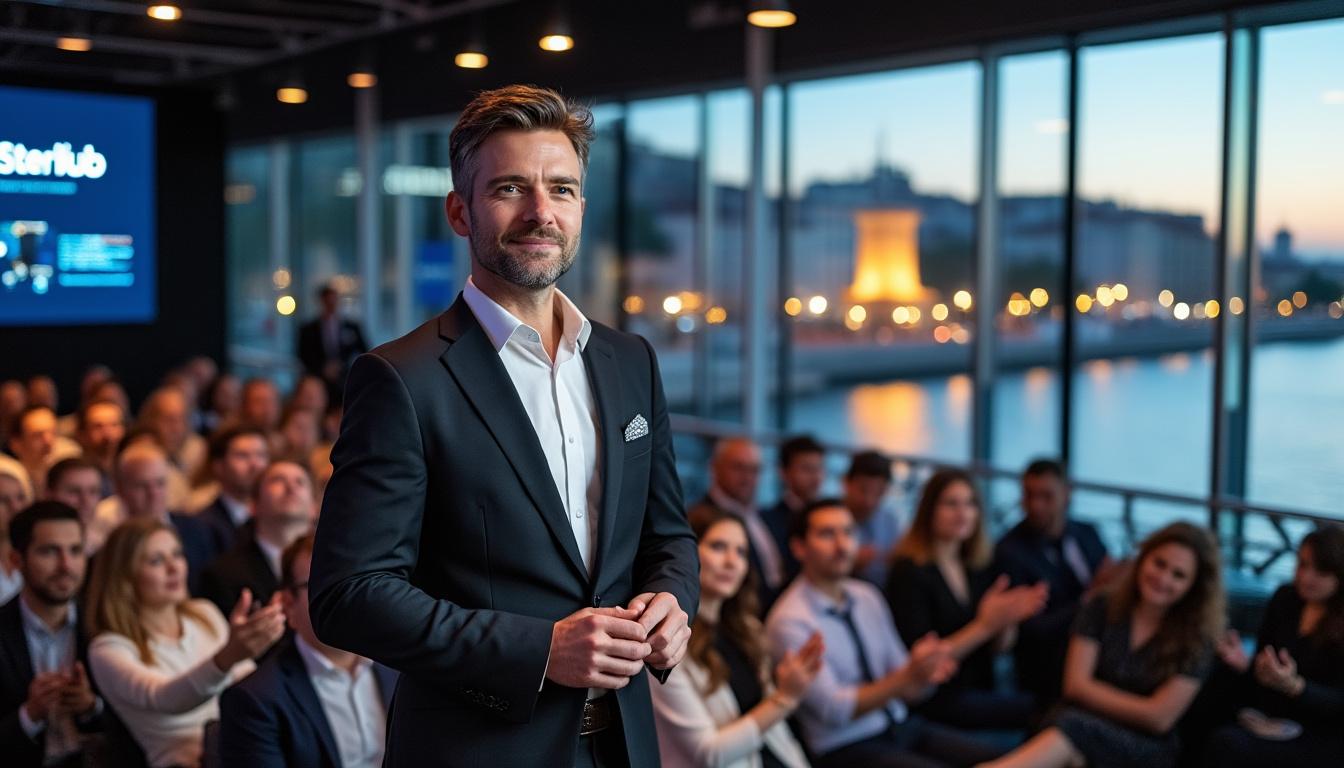 Un entrepreneur de Castres récompensé à Lisbonne : Sterilub, une innovation qui ouvre des horizons 1 découvrez comment un entrepreneur de castres a été récompensé à lisbonne pour sterilub, une innovation prometteuse qui révolutionne le secteur et ouvre de nouveaux horizons à l'international.