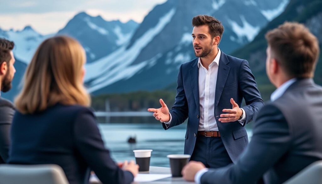 découvrez l'histoire d'un entrepreneur de haute-savoie qui présente son projet innovant sur le plateau de « qui veut être mon associé ? » pour attirer l'attention des investisseurs.