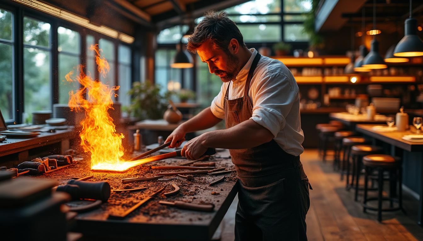 découvrez le parcours inspirant de jean-yves glumineau, qui allie la maîtrise du travail du verre à l'art raffiné de la restauration, entre tradition et innovation.