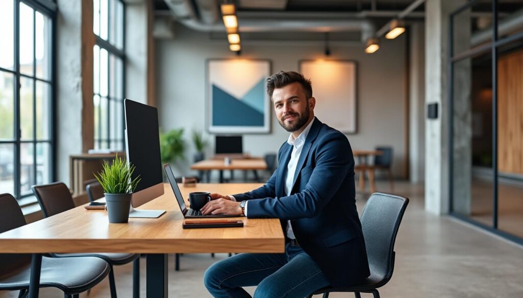 découvrez un entrepreneur dynamique récemment installé à l’espace nicolas-leblanc d’ivoy-le-pré, un nouveau visage prometteur du paysage local.