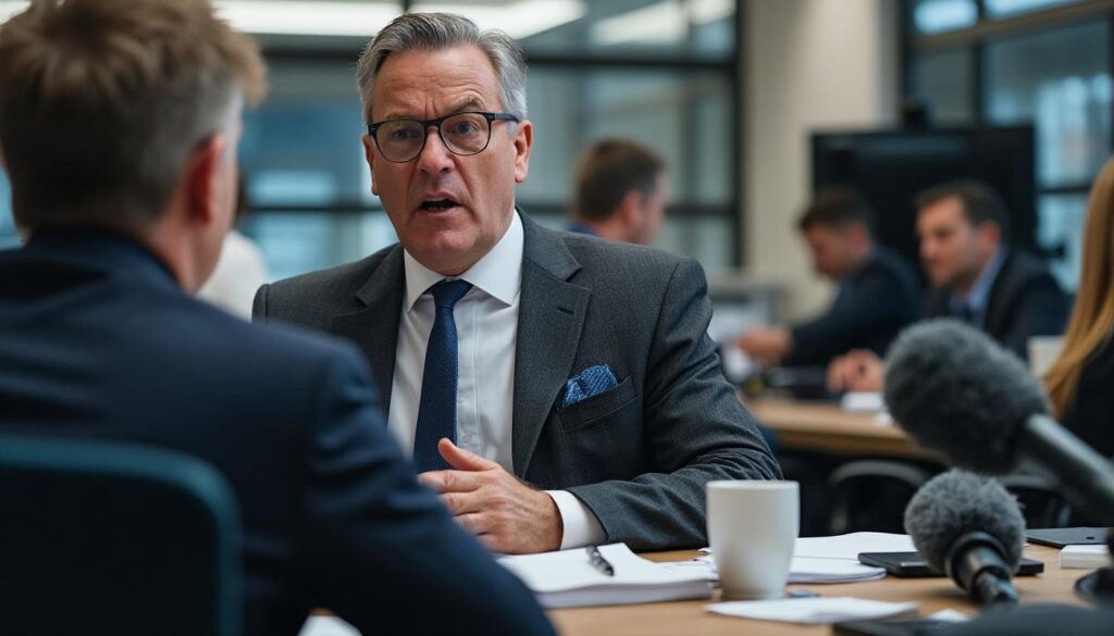 anthony bourbon s'emporte contre un journaliste des « échos » après une enquête, exprimant son mécontentement avec la phrase « vous me mettez en danger ».