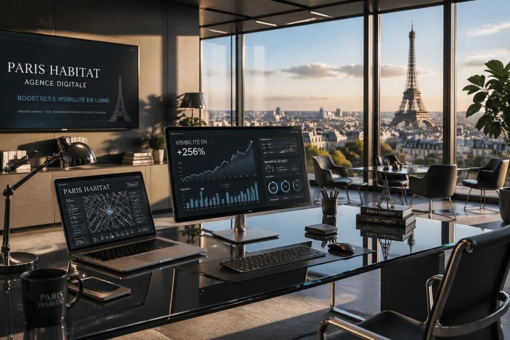 agence numérique paris habitat : boostez votre visibilité en ligne dès maintenant avec nos solutions digitales sur mesure. augmentez votre présence, attirez plus de clients et développez votre activité rapidement.