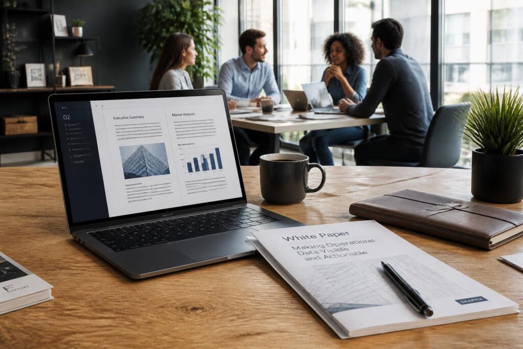 découvrez notre agence spécialiste du livre blanc et boostez votre communication avec des contenus sur mesure, professionnels et percutants pour valoriser votre expertise.