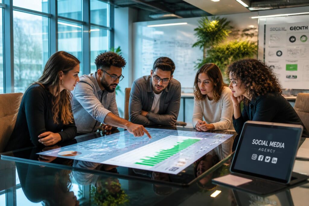 agence media sociaux spécialisée pour augmenter votre visibilité en ligne et attirer de nouveaux clients grâce à des stratégies personnalisées et efficaces.