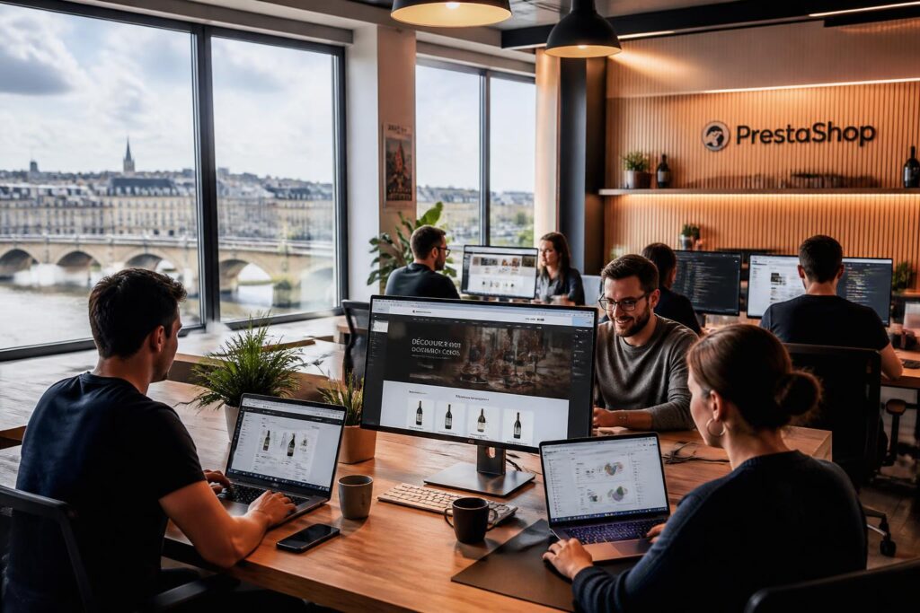 agence prestashop à bordeaux : faites décoller votre boutique en ligne grâce à nos experts locaux spécialisés en création, optimisation et gestion de sites e-commerce.