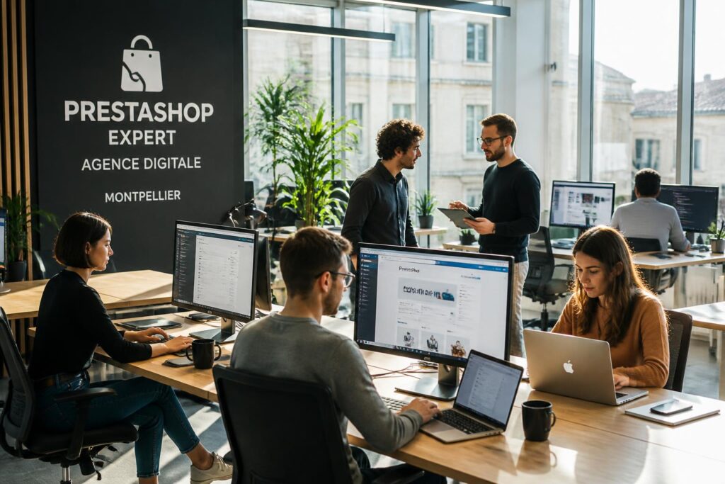 agence prestashop à montpellier spécialisée dans la création et l'optimisation de boutiques en ligne pour augmenter vos ventes rapidement et efficacement.