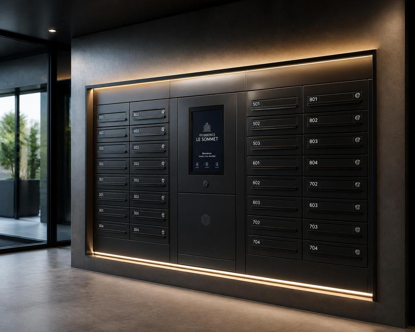 découvrez nos boîtes aux lettres collectives, la solution pratique et sécurisée pour organiser la distribution du courrier dans votre immeuble.