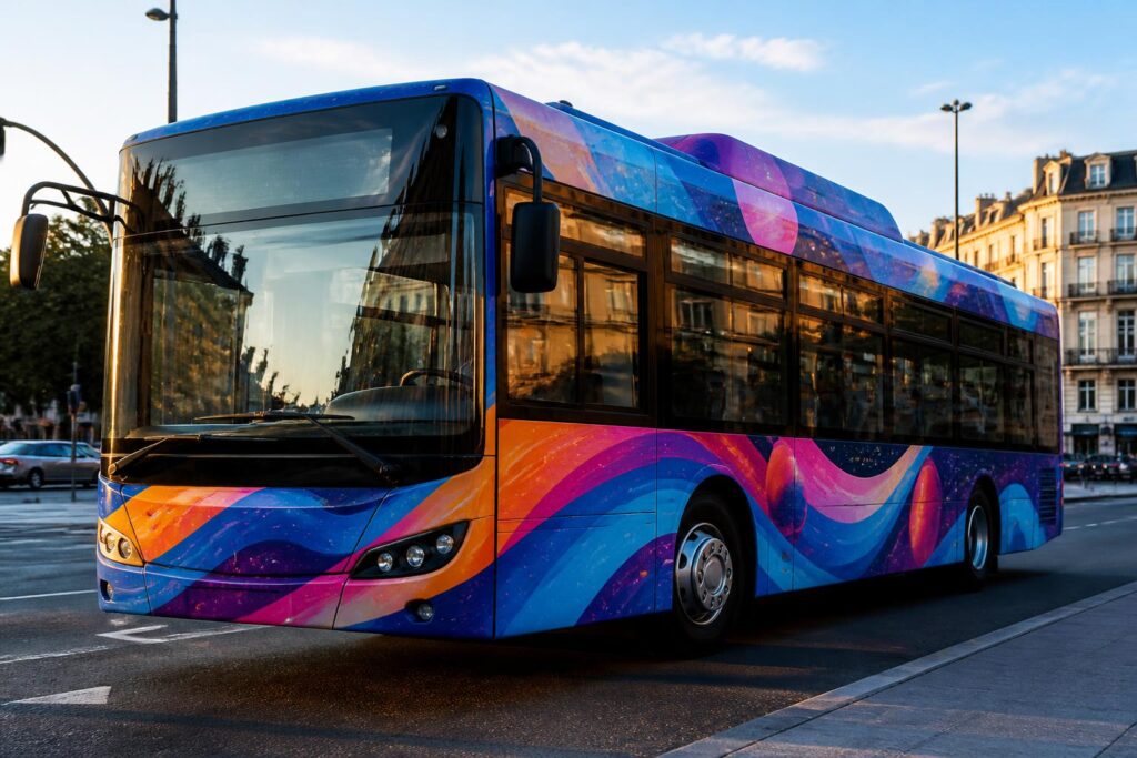 découvrez comment le covering bus transforme votre véhicule en un support publicitaire impactant et efficace pour booster la visibilité de votre marque.