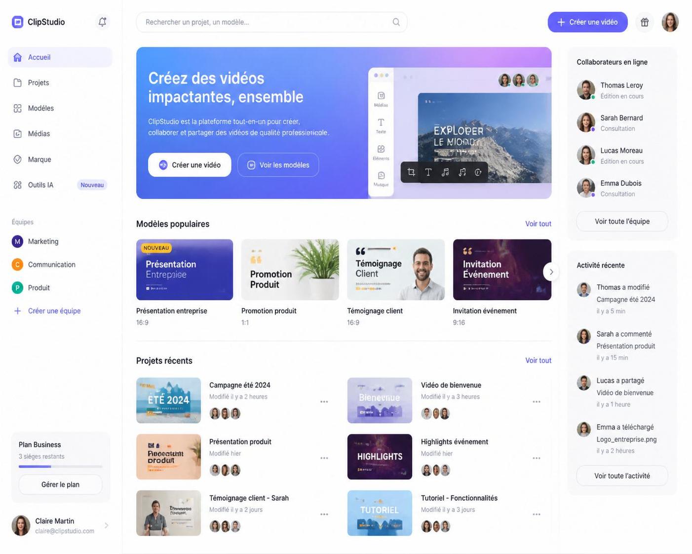 découvrez playplay, la solution intuitive pour créer facilement des vidéos engageantes qui captivent votre audience et boostent votre communication.