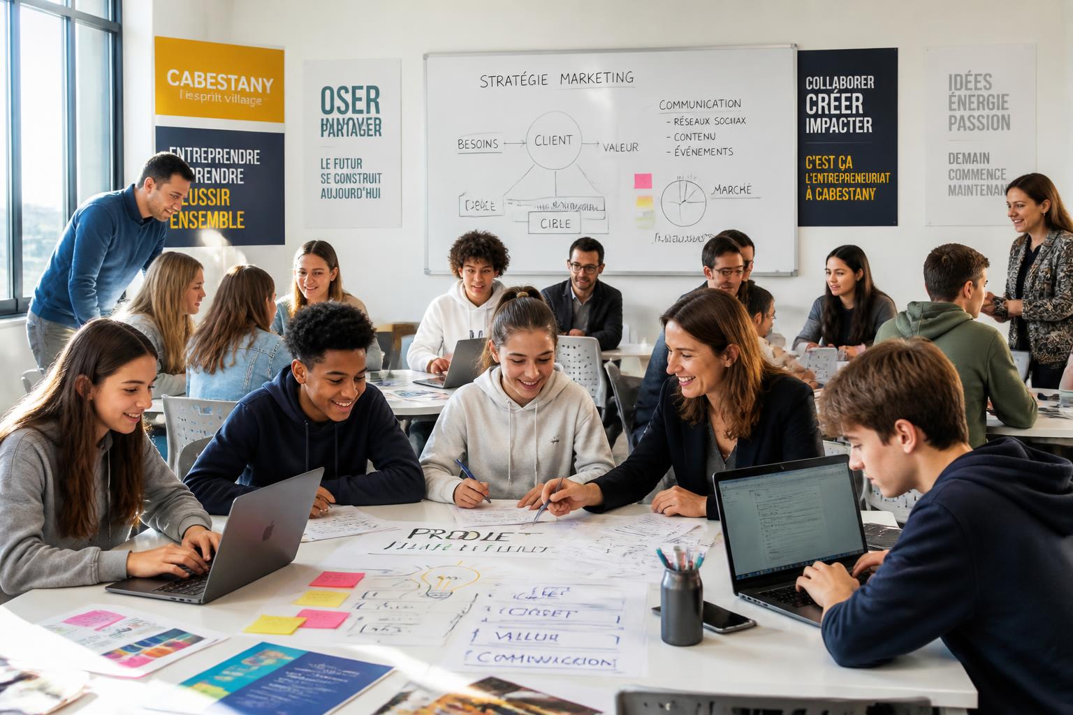 Des entrepreneurs inspirent les collĂ©giens de Cabestany en partageant leur vision de l'avenir 1 des entrepreneurs inspirent les collĂ©giens de cabestany en partageant leur vision de l'avenir, encourageant les jeunes Ă rĂȘver grand et Ă concrĂ©tiser leurs ambitions professionnelles.