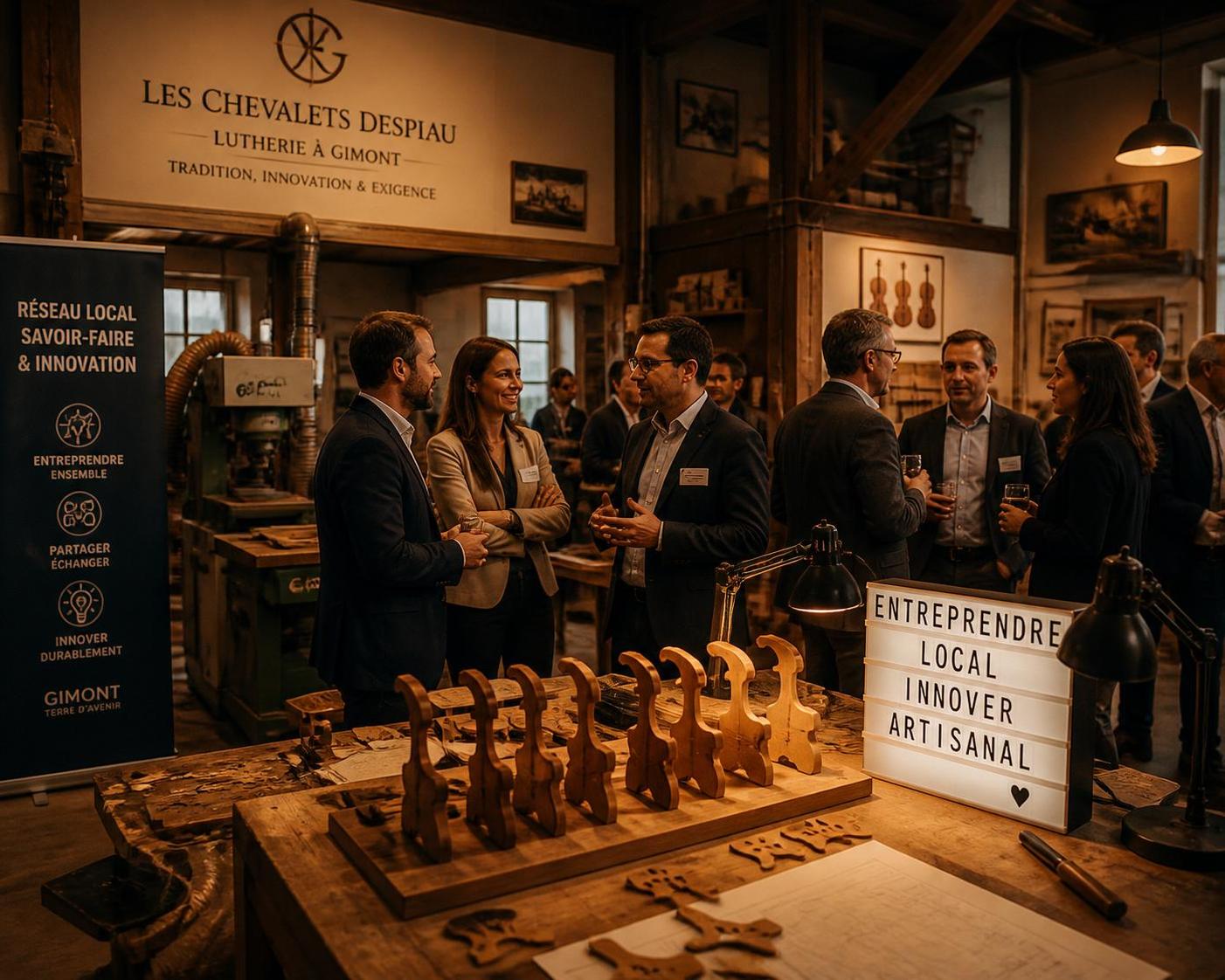 e édition des entrepreneurs de la 3CAG en visite immersive chez Les Chevalets Despiau à Gimont 1 découvrez la 1Úre édition des entrepreneurs de la 3cag lors d'une visite immersive chez les chevalets despiau à gimont, une expérience unique pour stimuler l'innovation et le partenariat local.