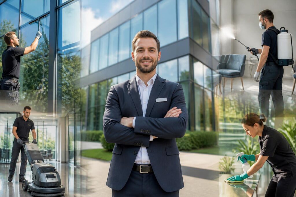 découvrez julien leboyer, entrepreneur à montluçon, qui innove avec vitronet en proposant des services de nettoyage diversifiés alliant qualité et efficacité.