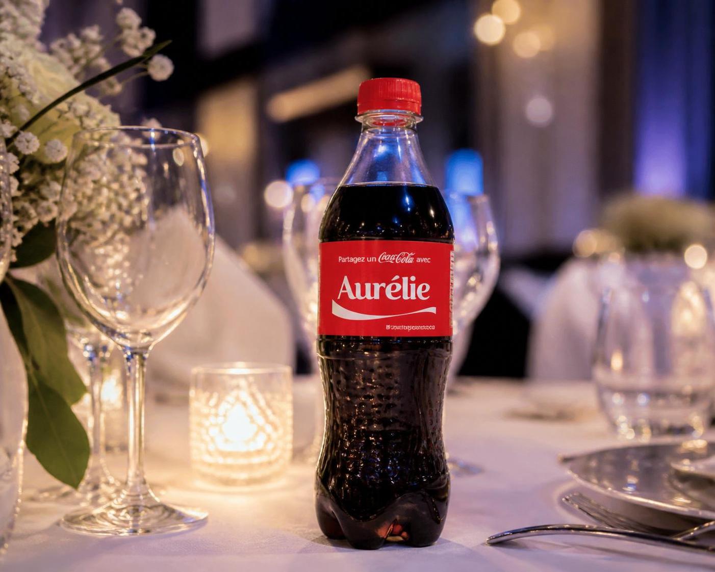personnalisez votre bouteille de coca pour offrir un cadeau unique et original qui fera plaisir à coup sûr.