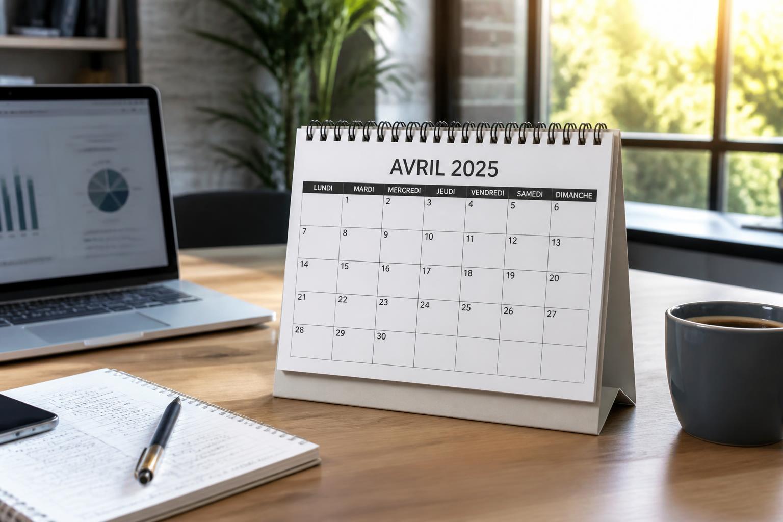 organise facilement ton mois d'avril 2025 grâce à notre calendrier pratique et détaillé, idéal pour planifier tes rendez-vous, événements et tâches importantes.