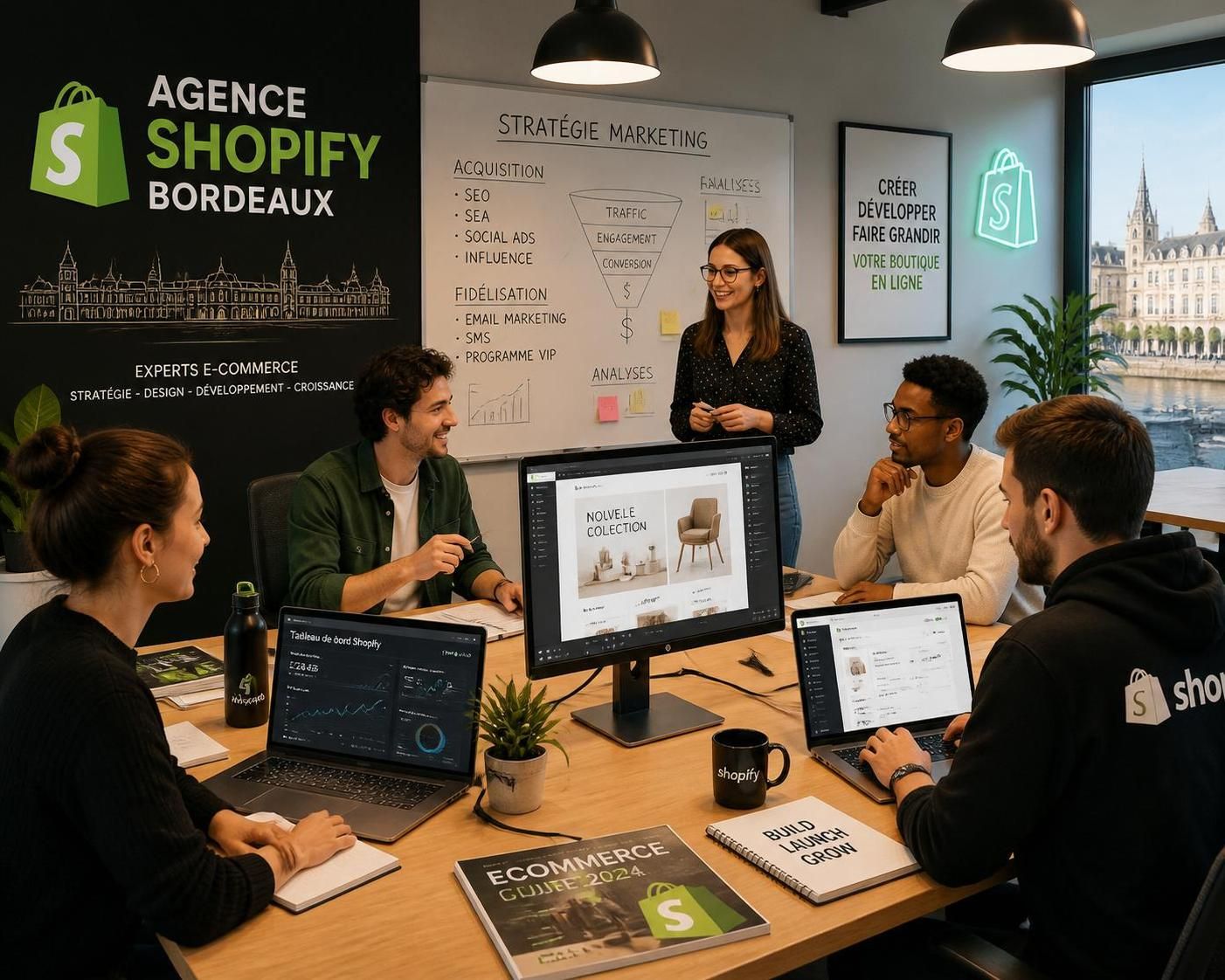Agence Shopify à Bordeaux : boostez votre boutique en ligne dès maintenant 1 agence shopify à bordeaux spécialisée dans la création et l'optimisation de boutiques en ligne. boostez vos ventes dès maintenant avec nos experts dédiés.