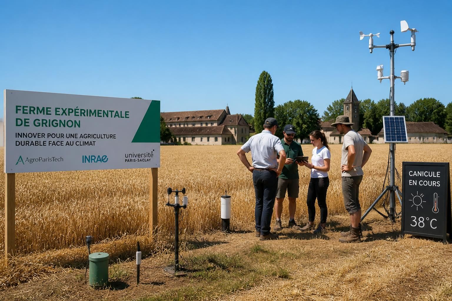 Canicule : « Dans vingt ans, produire du blĂ© deviendra impossible » â Ă la ferme, une rĂ©volution agricole s'organise pour l'avenir 1 face Ă la canicule et au changement climatique, la production de blĂ© deviendra impossible d'ici vingt ans. dĂ©couvrez comment une rĂ©volution agricole s'organise dĂšs aujourd'hui Ă la ferme pour prĂ©server l'avenir de l'agriculture.