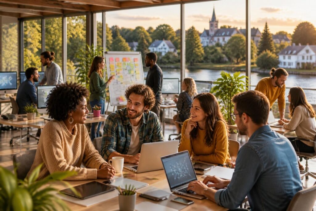 découvrez comment l'initiative centre-bretagne soutient 43 nouvelles entreprises grâce à un réseau dynamique d'accompagnement et de développement économique.
