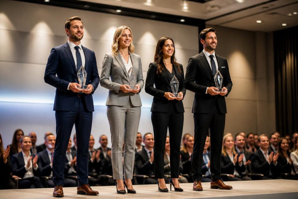 découvrez comment quatre entrepreneurs ont été récompensés pour leur dévouement exemplaire et leur impact positif dans le monde des affaires.