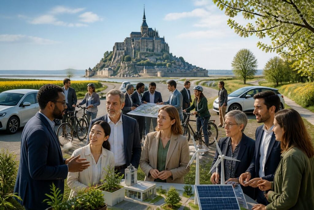 avant la présidentielle, des maires et entrepreneurs parcourent la france pour promouvoir leurs projets innovants et stimuler le développement local.