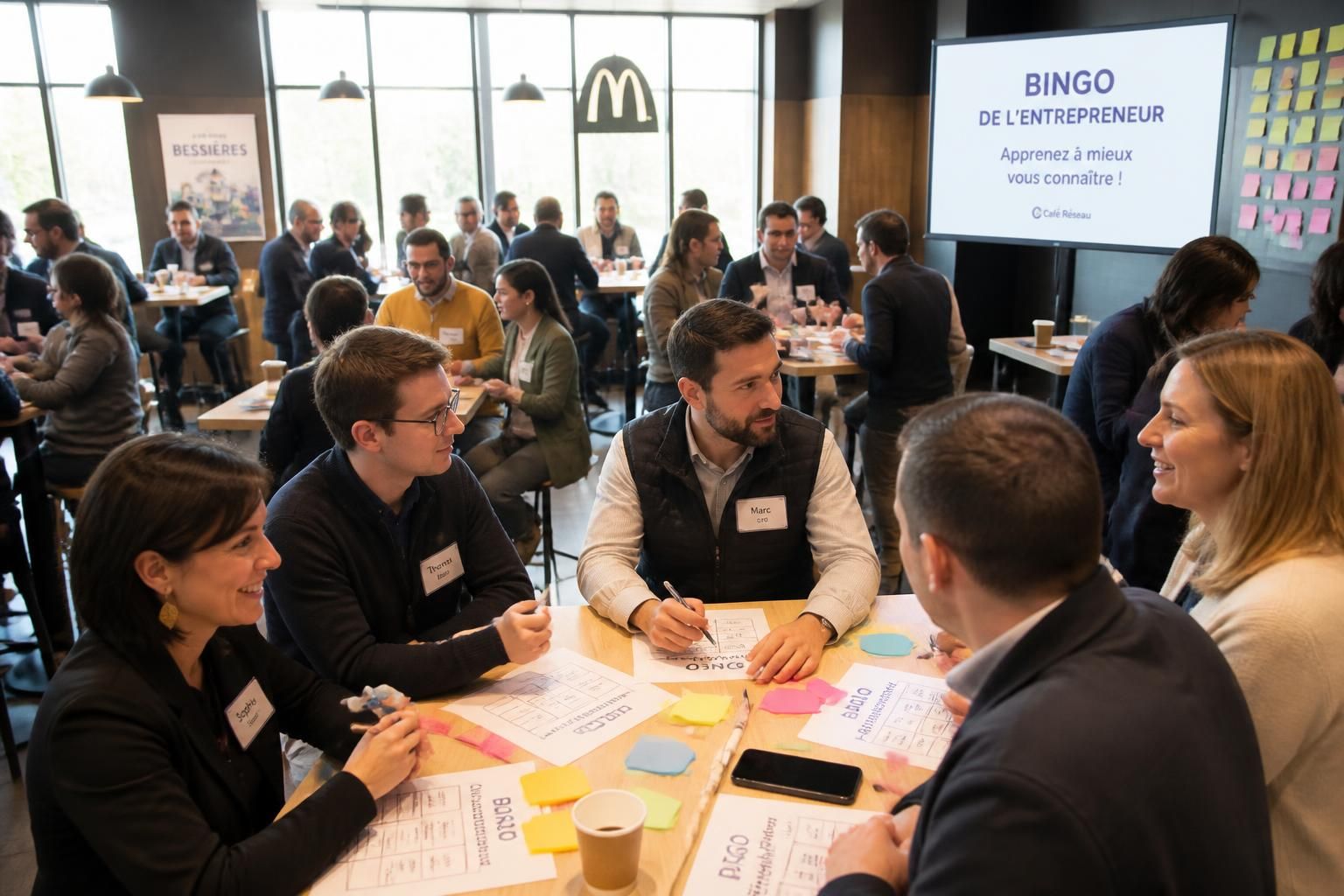 découvrez comment 70 entrepreneurs de bessières se sont réunis lors d'un café réseau dynamique pour échanger, collaborer et développer leur réseau professionnel.