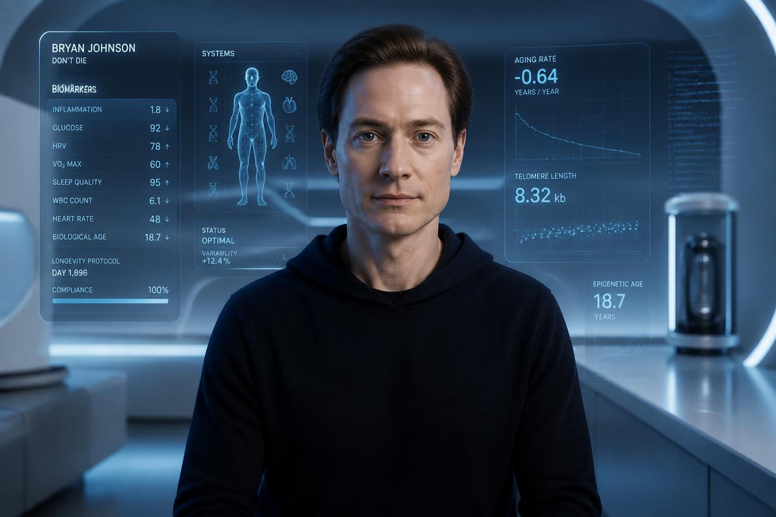 Bryan Johnson, le milliardaire visionnaire de lâimmortalitĂ©, rĂ©vĂšle une maladie inattendue 1 dĂ©couvrez comment bryan johnson, milliardaire visionnaire de lâimmortalitĂ©, fait face Ă une maladie inattendue tout en poursuivant ses innovations rĂ©volutionnaires.