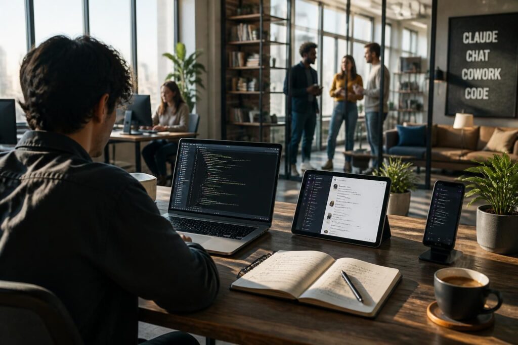 découvrez comment choisir l'outil parfait entre claude chat, cowork et code grâce à notre guide ultime, pour optimiser votre productivité et collaboration.