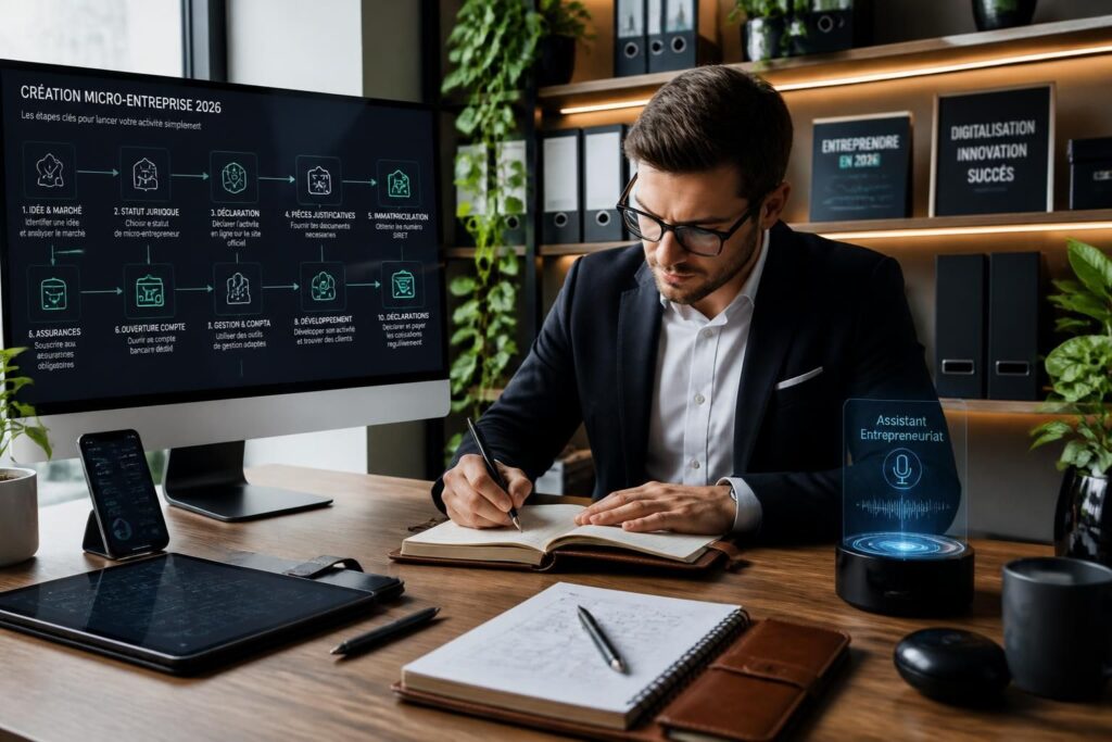 découvrez les étapes concrètes pour créer votre micro-entreprise en 2026 et lancer votre activité en toute simplicité.