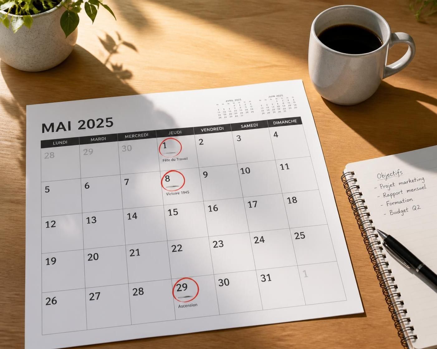 découvrez comment organiser vos ponts en mai 2025 pour profiter pleinement de moments de détente et de vacances bien méritées.