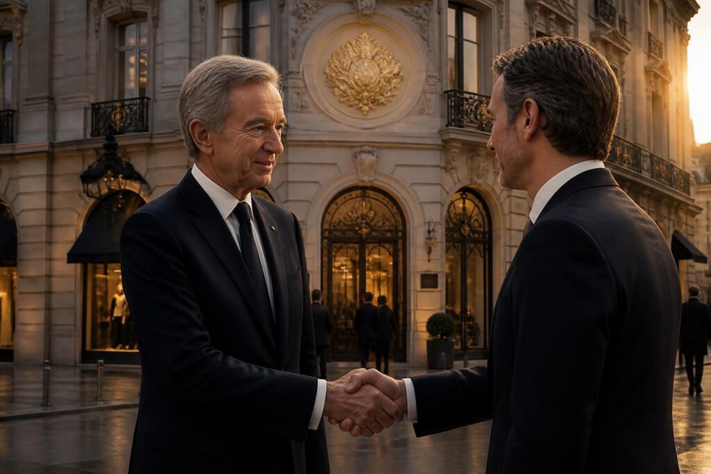 bernard arnault vend une maison de mode française emblématique, marquant la fin de 112 ans d'histoire dans l'industrie du luxe.