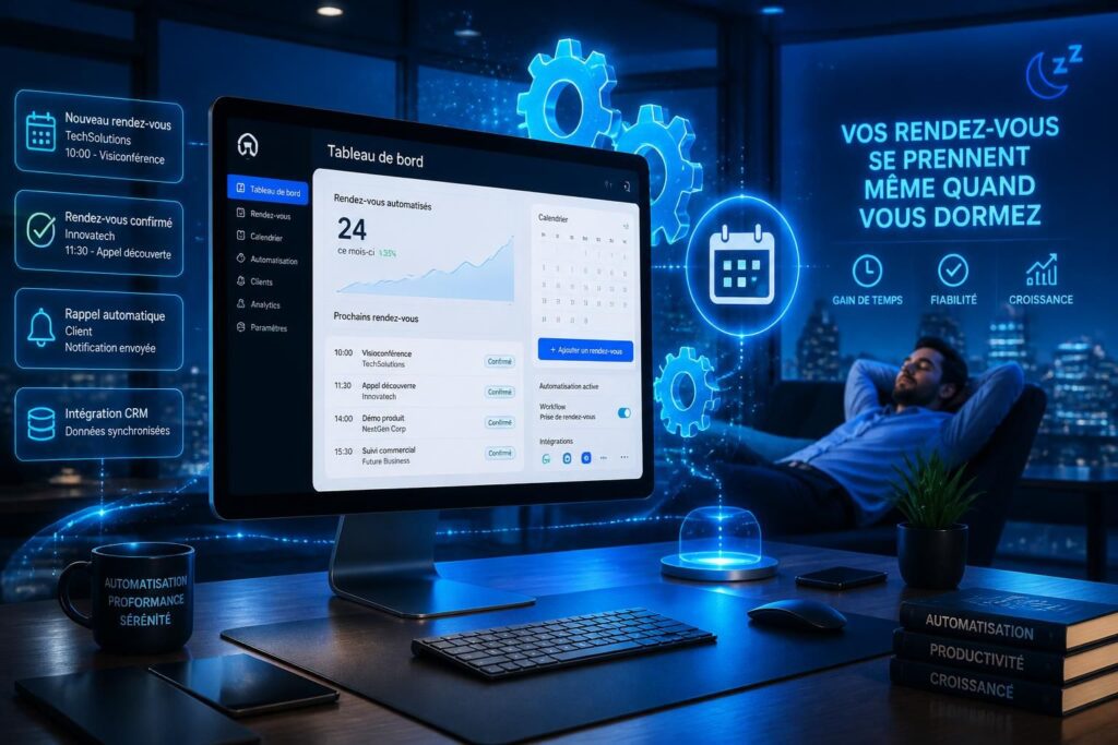 découvrez comment automatiser la prise de rendez-vous en b2b pour booster vos ventes, gagner du temps et augmenter votre efficacité, même pendant votre sommeil.