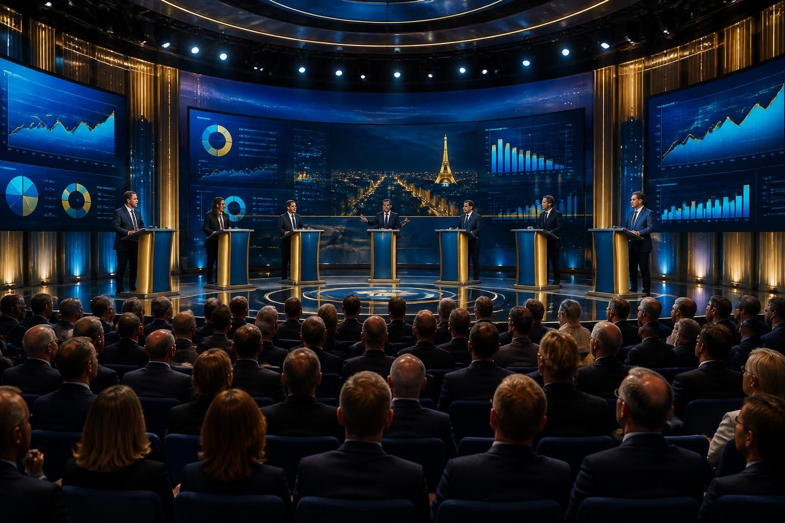 dette publique : découvrez les points de divergence entre les candidats à la présidentielle lors de leur intervention devant les chefs d'entreprise.