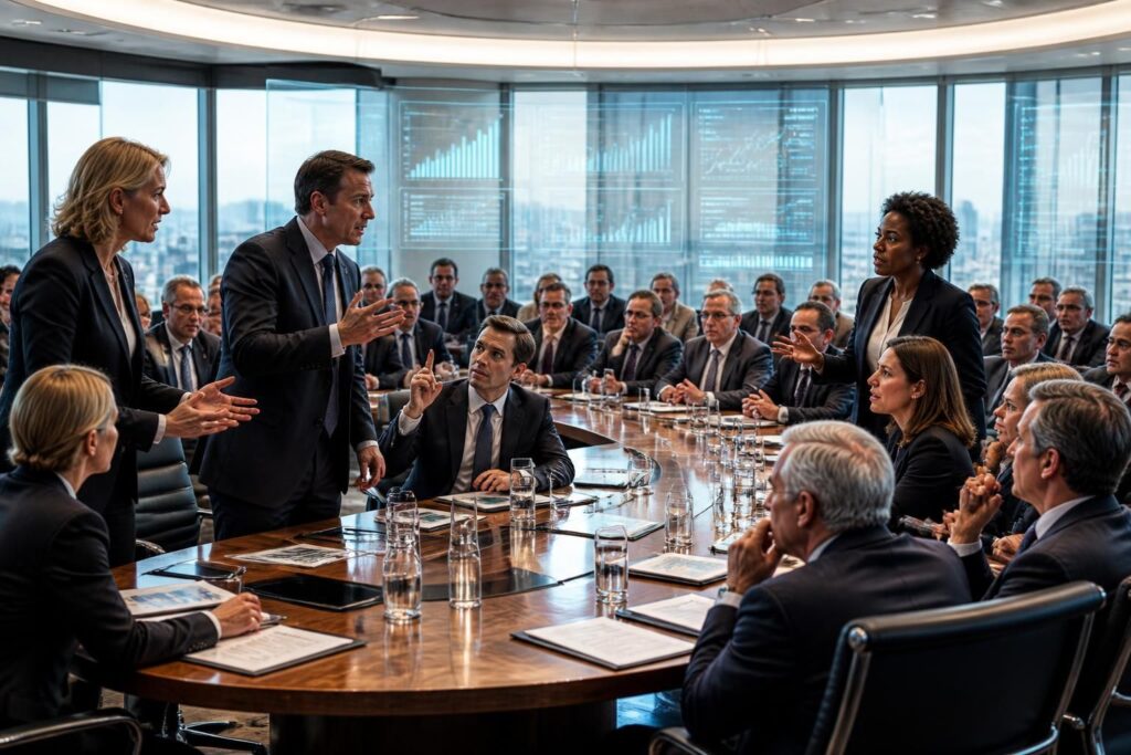 découvrez les divergences des candidats à la présidentielle sur la dette publique lors d'un débat avec des chefs d'entreprise.
