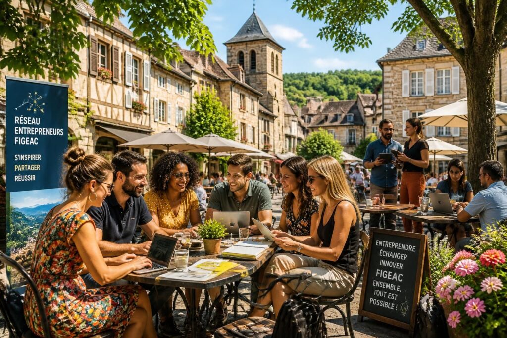 à figeac, le réseau des entrepreneurs continue de dynamiser les échanges et soutenir ses membres même pendant la période estivale.