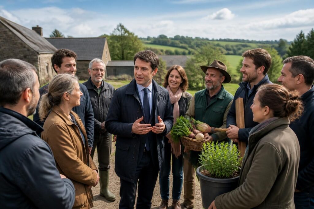 découvrez le programme de gabriel attal en mayenne, conçu pour soutenir les entrepreneurs, agriculteurs, élus locaux et militants dans leurs actions et projets.
