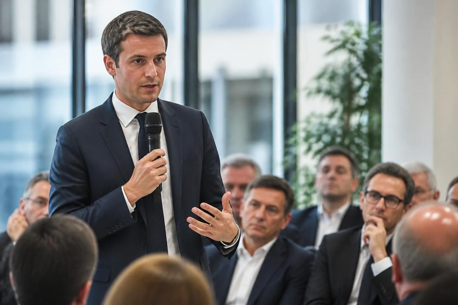 Présidentielle : Gabriel Attal séduit les chefs d'entreprise et gagne du terrain 1 à l'approche de la présidentielle, gabriel attal gagne en popularité auprès des chefs d'entreprise grâce à ses propositions économiques et son engagement, renforçant ainsi sa position dans la course électorale.