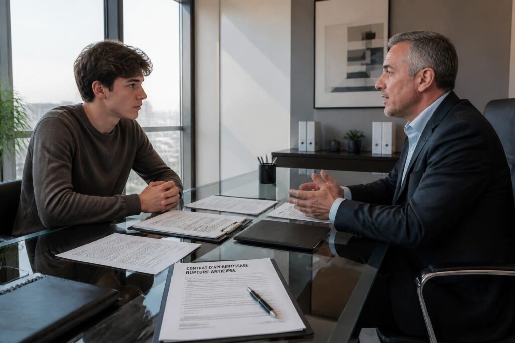découvrez les cas et la procédure pour la rupture anticipée du contrat d'apprentissage, les droits et obligations des parties, et comment gérer cette situation efficacement.