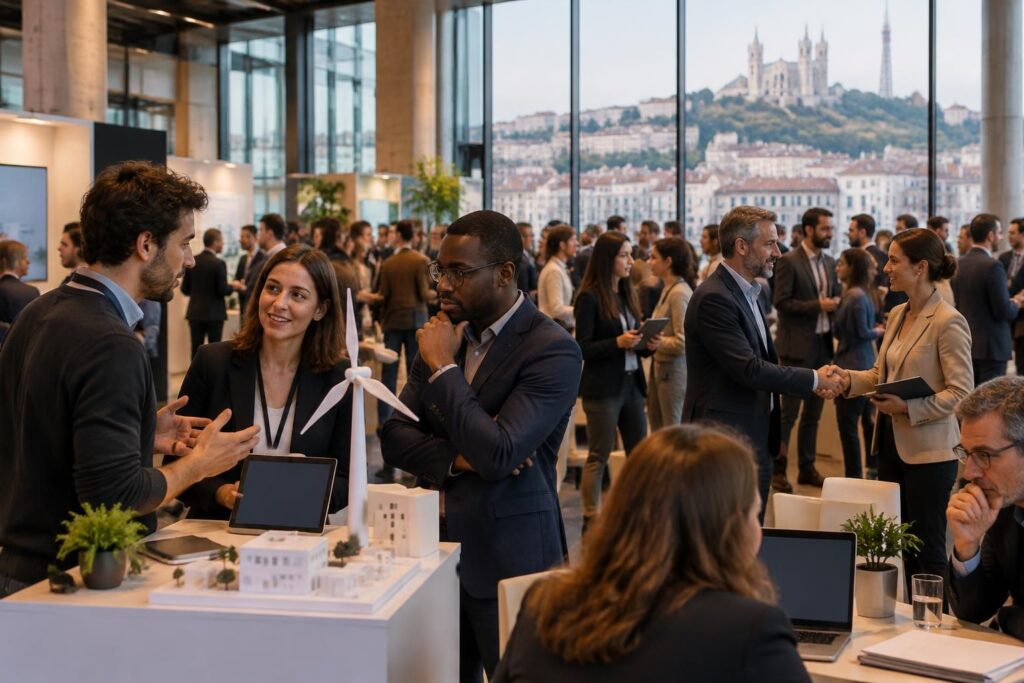 à lyon, l’entrepreneuriat garde son pouvoir d’attraction : un nouvel événement rassemble les foules malgré le contexte de crise.