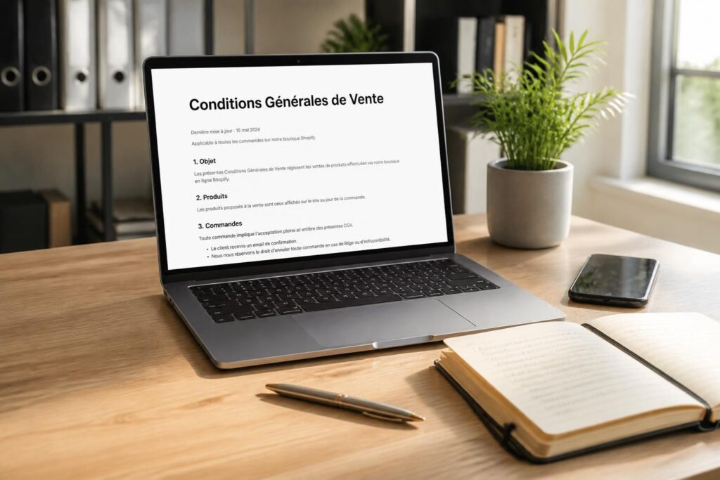 découvrez les éléments essentiels à inclure dans vos conditions générales de vente sur shopify pour sécuriser vos transactions et informer vos clients efficacement.