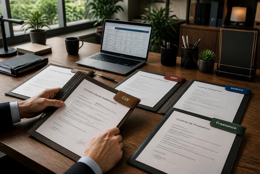 découvrez les différents types de contrats de travail et trouvez celui qui convient le mieux pour embaucher efficacement votre salarié.