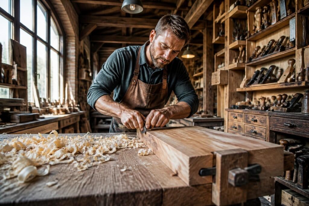 découvrez nos cours professionnels sur maformationbrico pour maîtriser l'art de la menuiserie et développer vos compétences artisanales avec des experts.