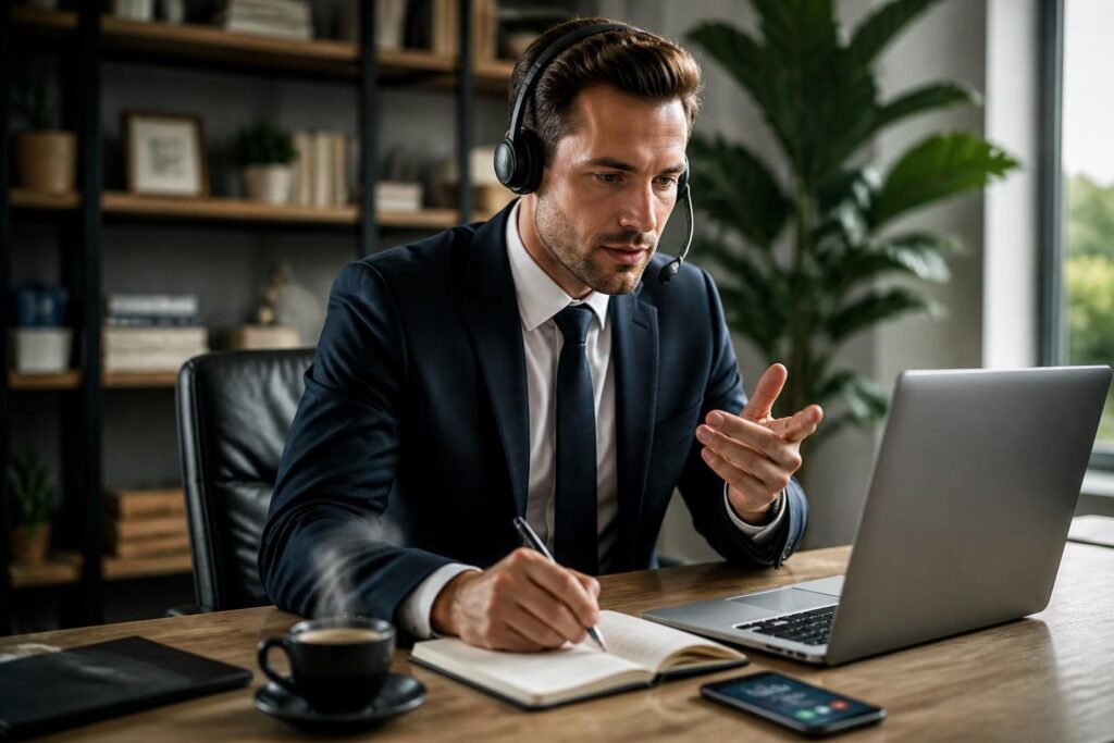 découvrez un exemple complet d'appel de prospection téléphonique, du premier contact à la conclusion, pour améliorer vos techniques et réussir vos ventes.