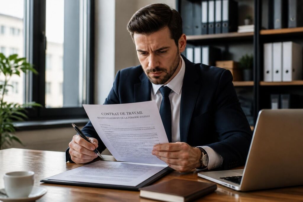 découvrez tout ce qu'il faut savoir sur le renouvellement de la période d'essai, notamment le délai de prévenance légal à respecter pour informer le salarié.