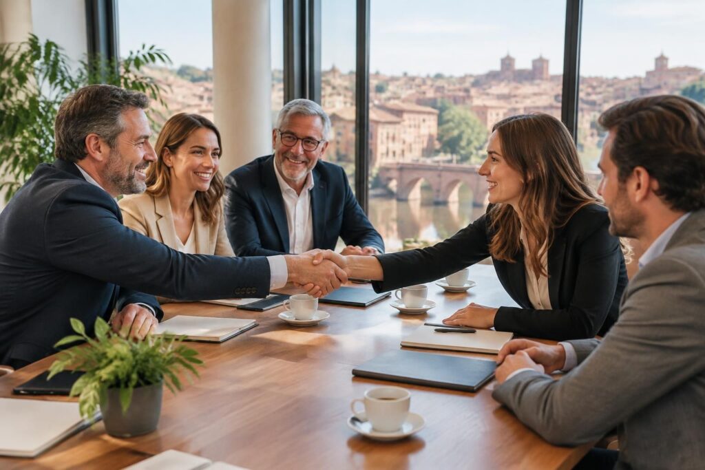 à montauban, entrepreneurs 82 échange avec les institutions locales et fait entendre la voix des entrepreneurs du territoire.