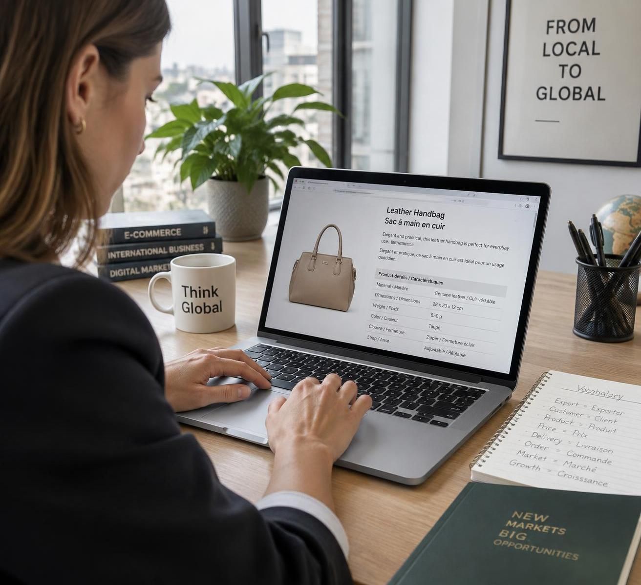 découvrez le vocabulaire anglais essentiel pour rédiger une fiche produit et présenter vos articles aux clients à l’international.